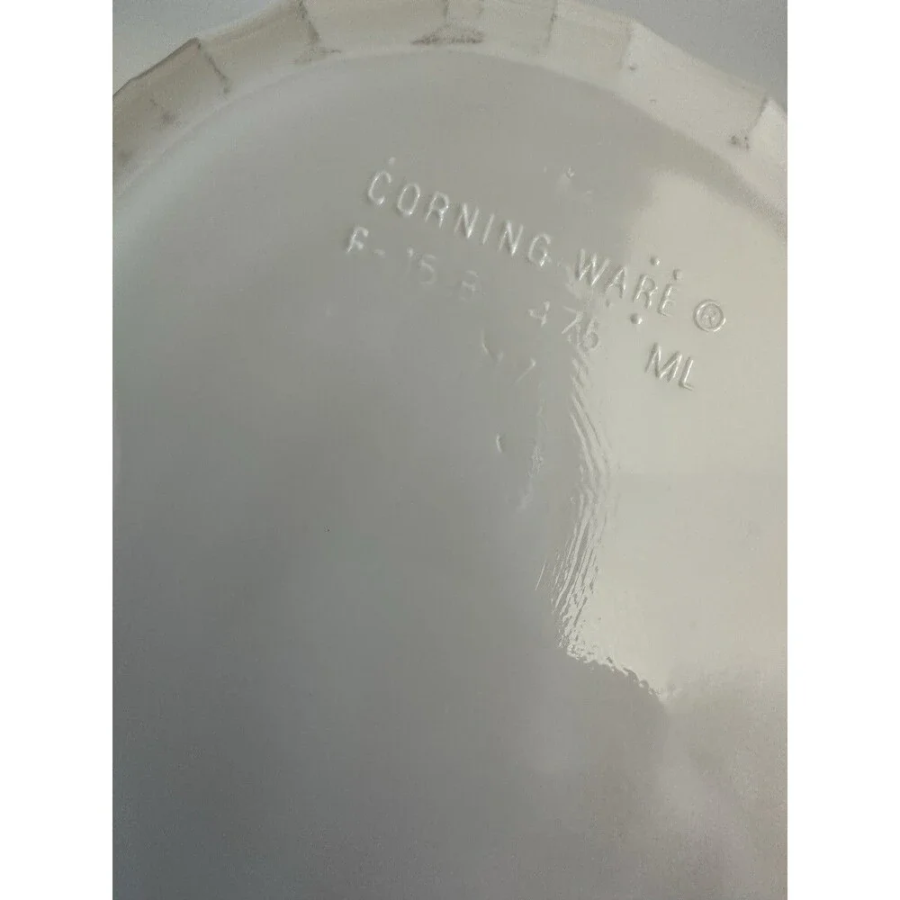 Corning Ware F-15-B Oval 7.25x4.75 French White Individual Dish 475ml